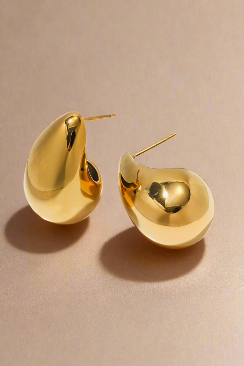 18K Gold-Plated Copper Earrings