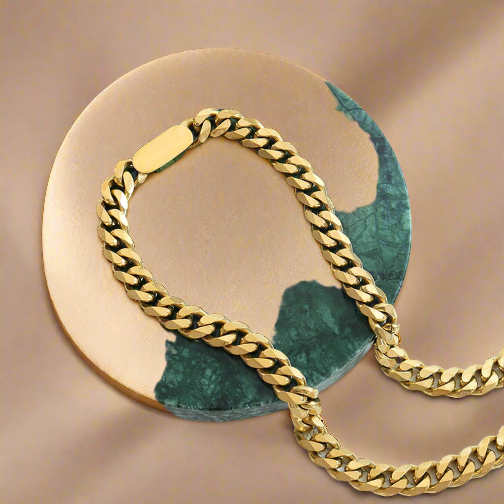 18K Gold-Plated Chain Necklace