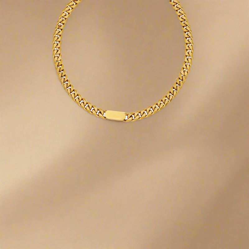 18K Gold-Plated Chain Necklace