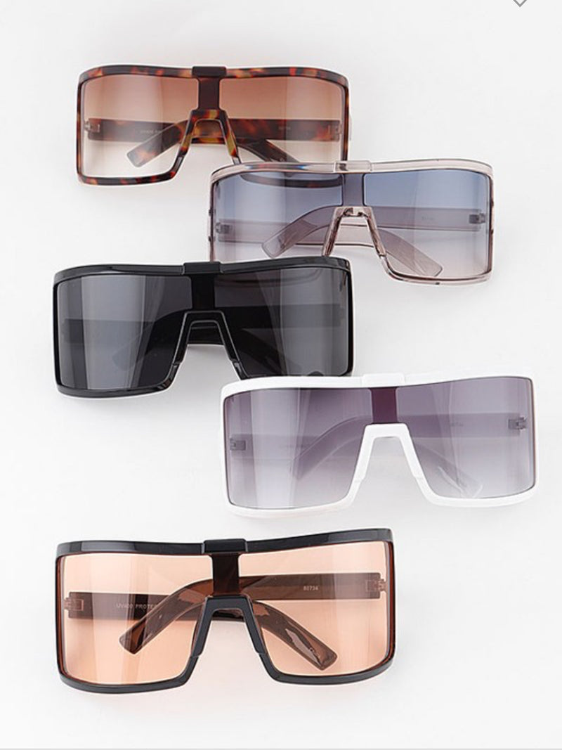 Oversized Shield Sunglasses